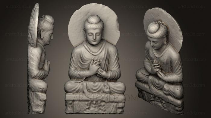 Buddha figurines (STKBD_0043) 3D model for CNC machine